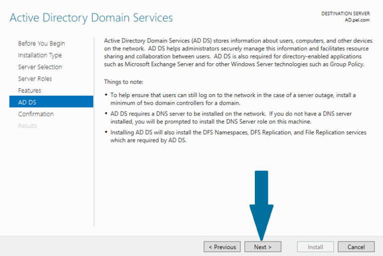 Настройка active directory windows server 2012 r2