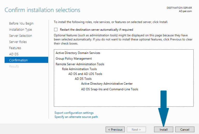 Настройка active directory windows server 2012 r2