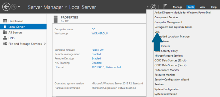 Windows server 2012 r2 dns сервер не отвечает