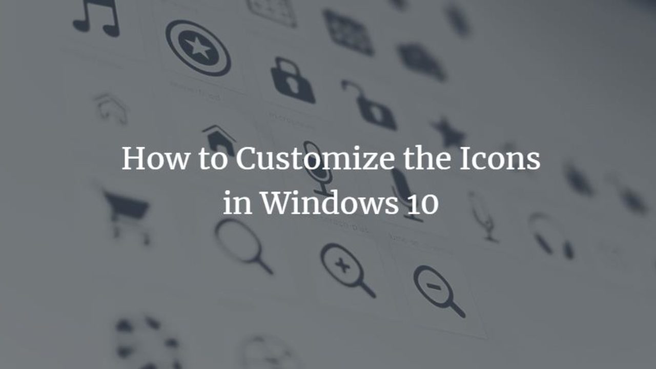 how to change icon picture on windows to any icon you want