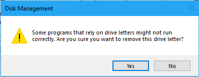 some programs that rely on drive letters