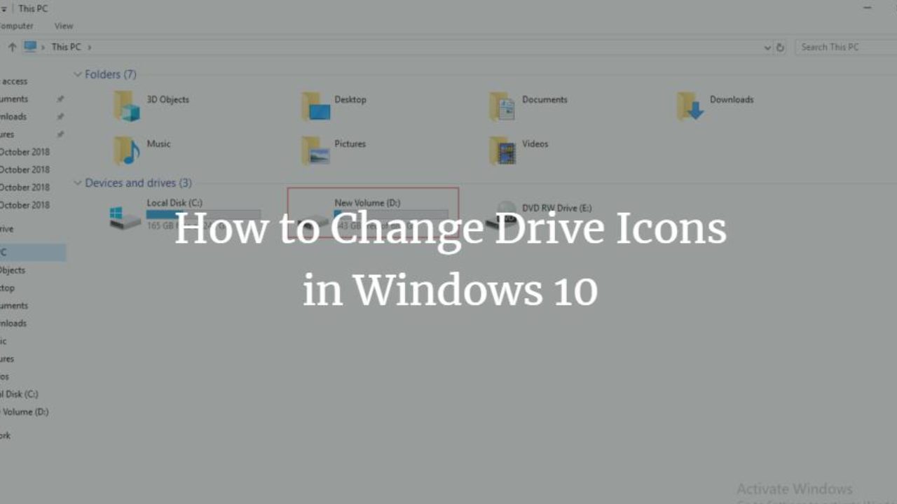 how to change icon picture for hard drives