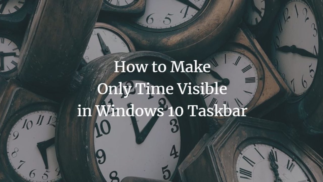 windows 10 clock on both taskbars