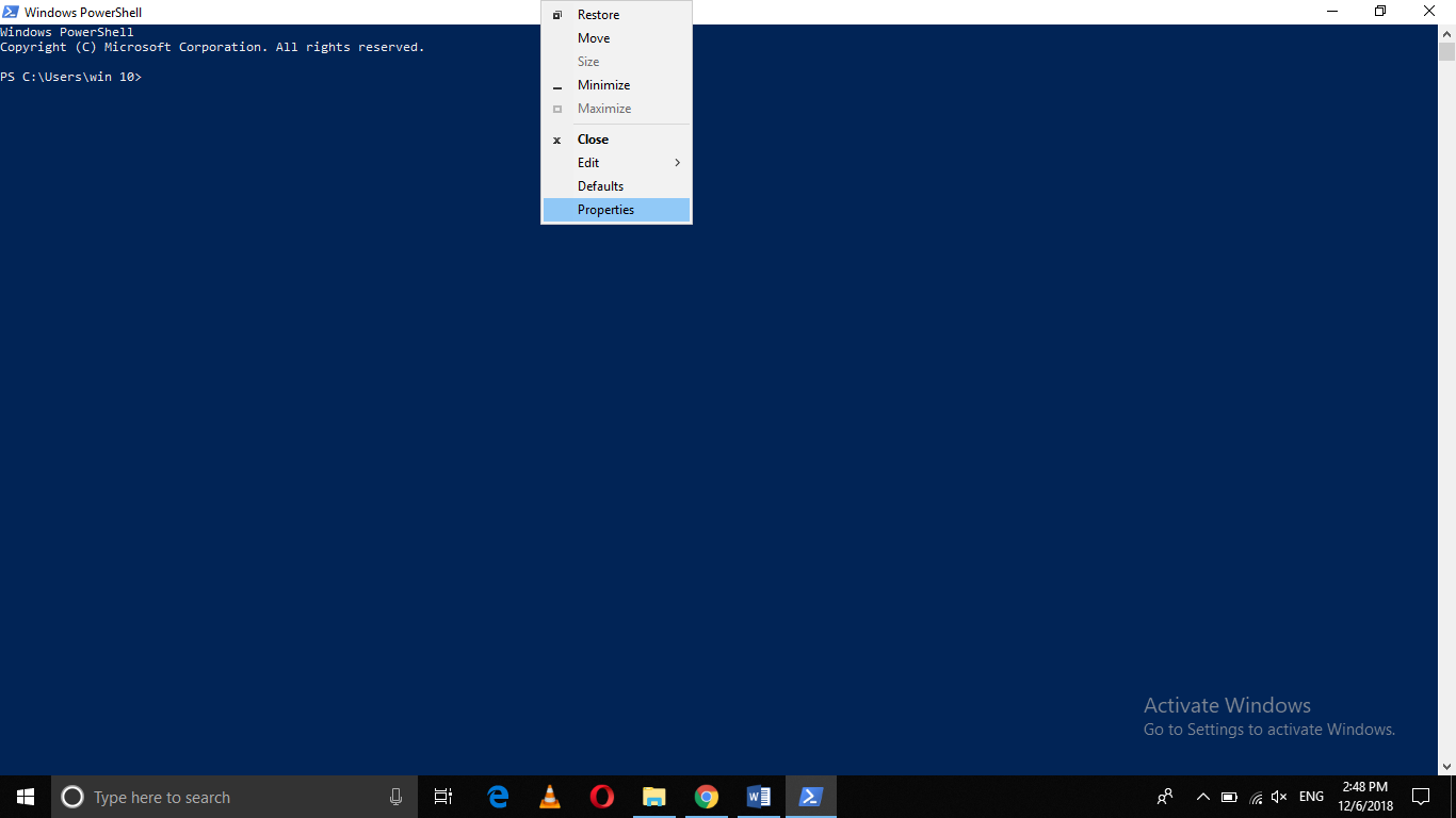 Windows powershell. POWERSHELL copy.