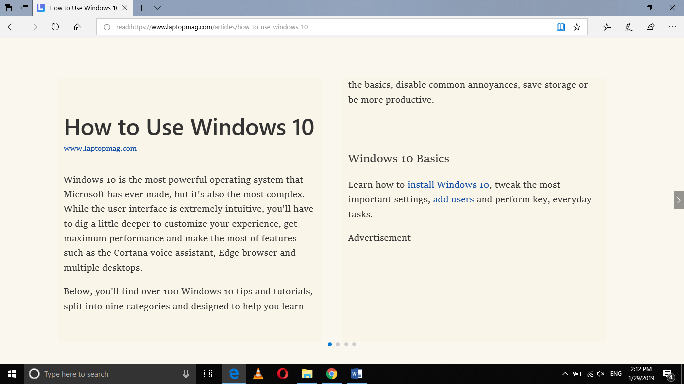 How To Turn On The Reading Mode In Microsoft Edge Browser In Windows 10 2161