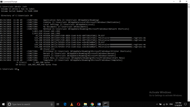 How To Use The Dir Command In Windows 10