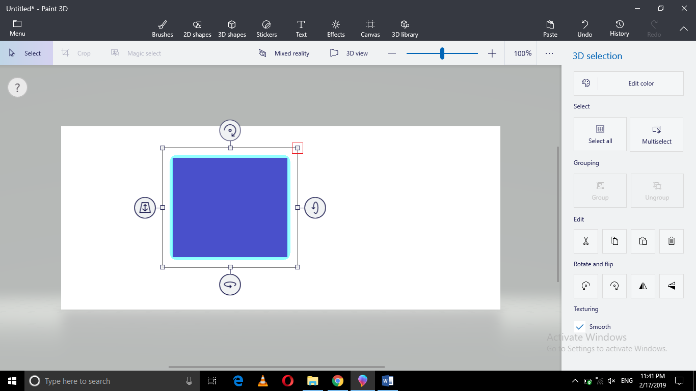 resize image in paint 3d