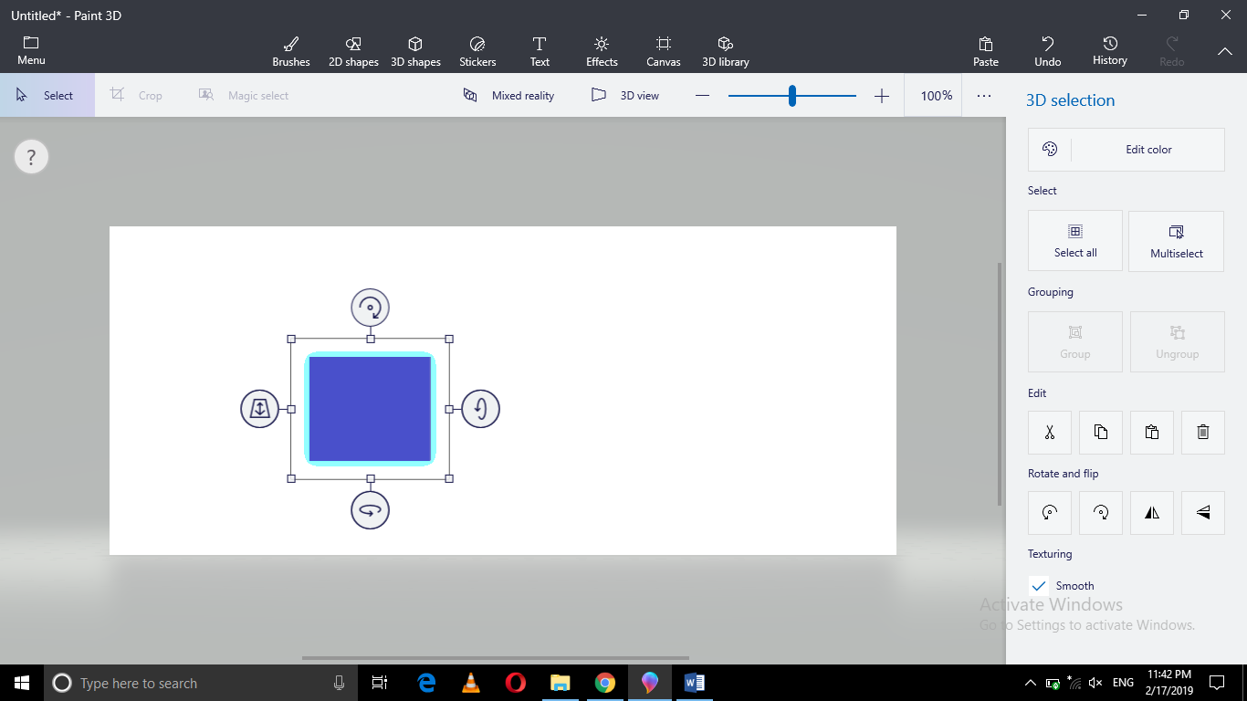 How to Rotate and Resize the Objects in Paint 3D