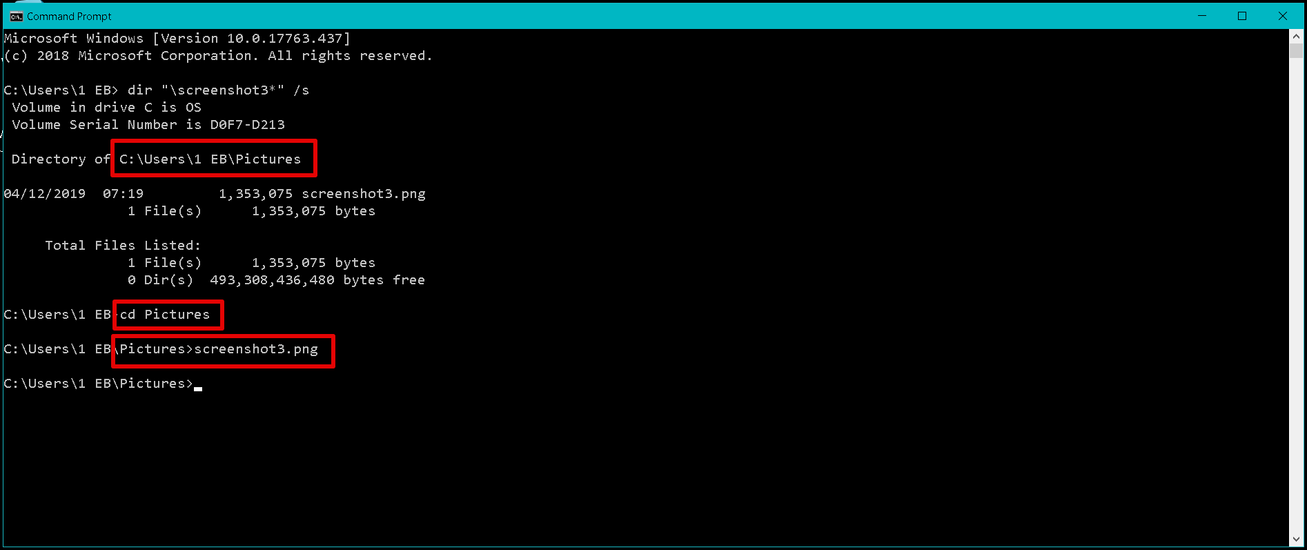 Find And Open Files Using Windows Command Prompt