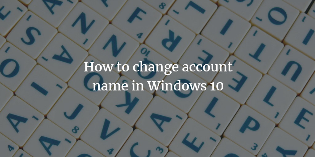 change account name microsoft word
