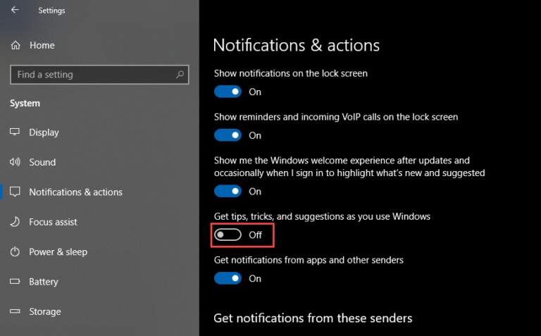 How to Disable Taskbar Popup Notifications in Windows 10