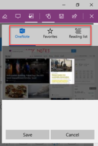 How to make notes on web pages with Microsoft Edge in Windows 10
