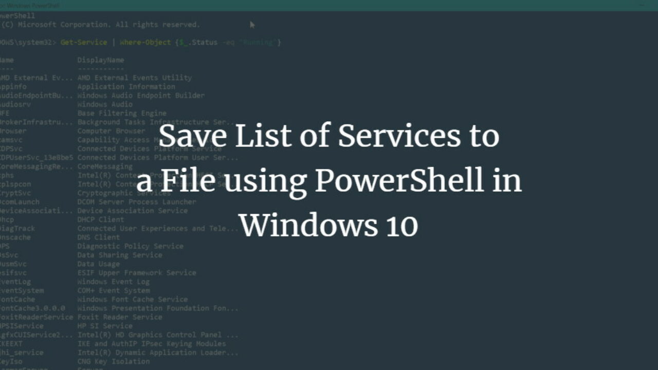 windows 10 directory list save