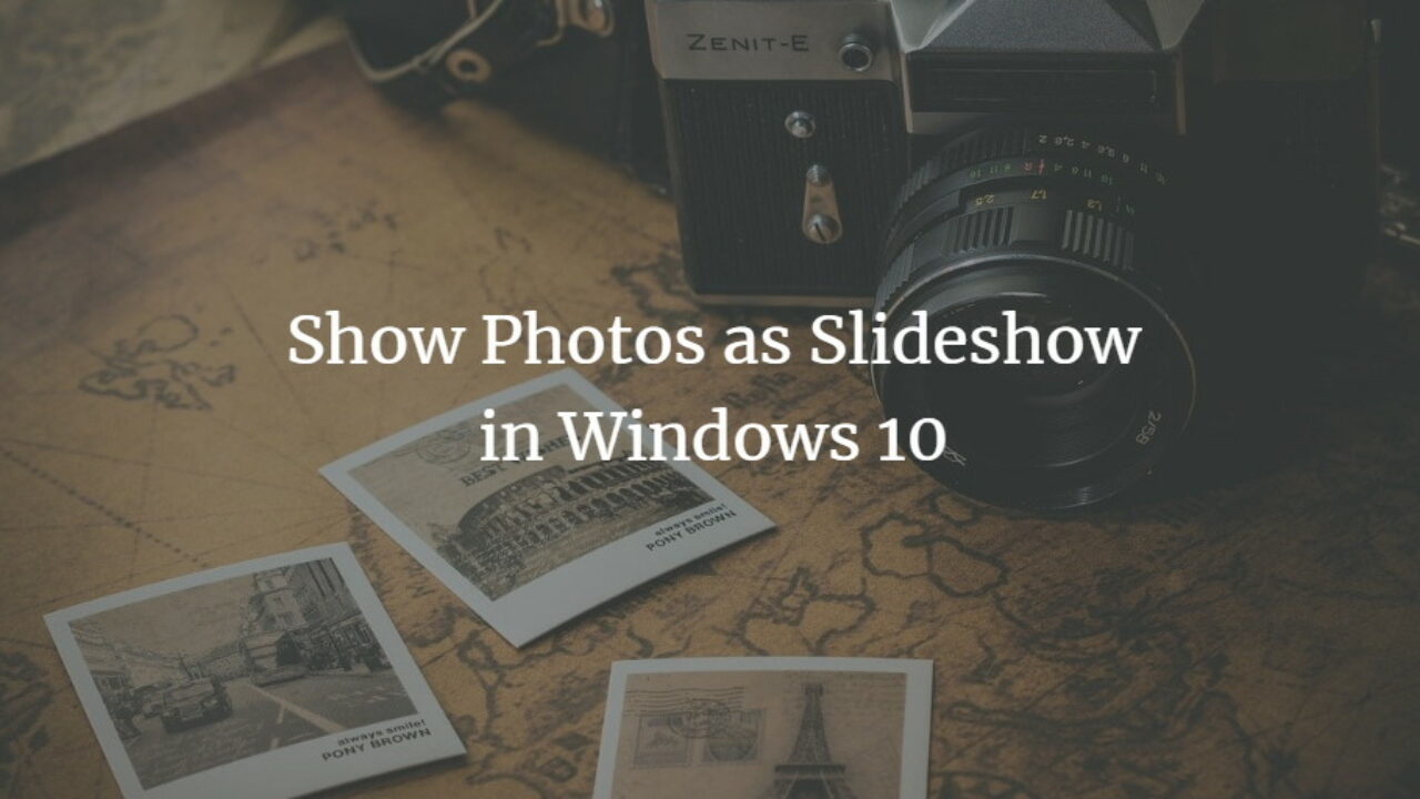 change slideshow speed windows 10