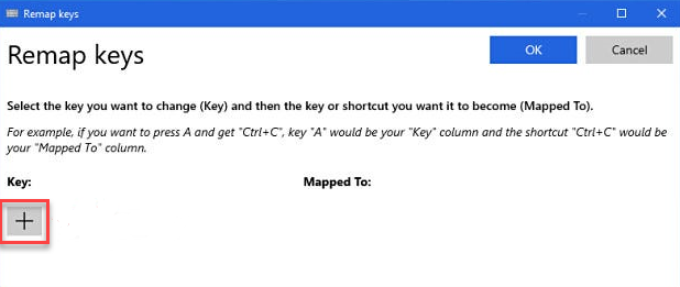 Keyboard Manager in PowerToys