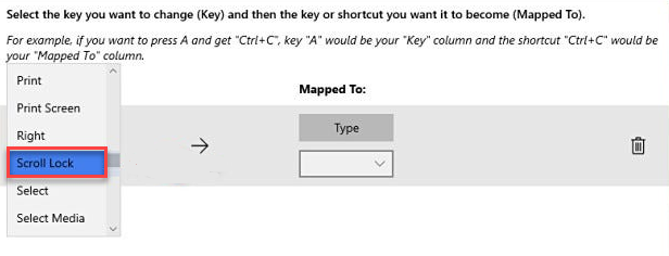 Adding a new key mapping