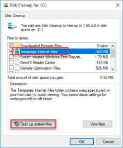 How to clear Disk Cache and History in Windows 10